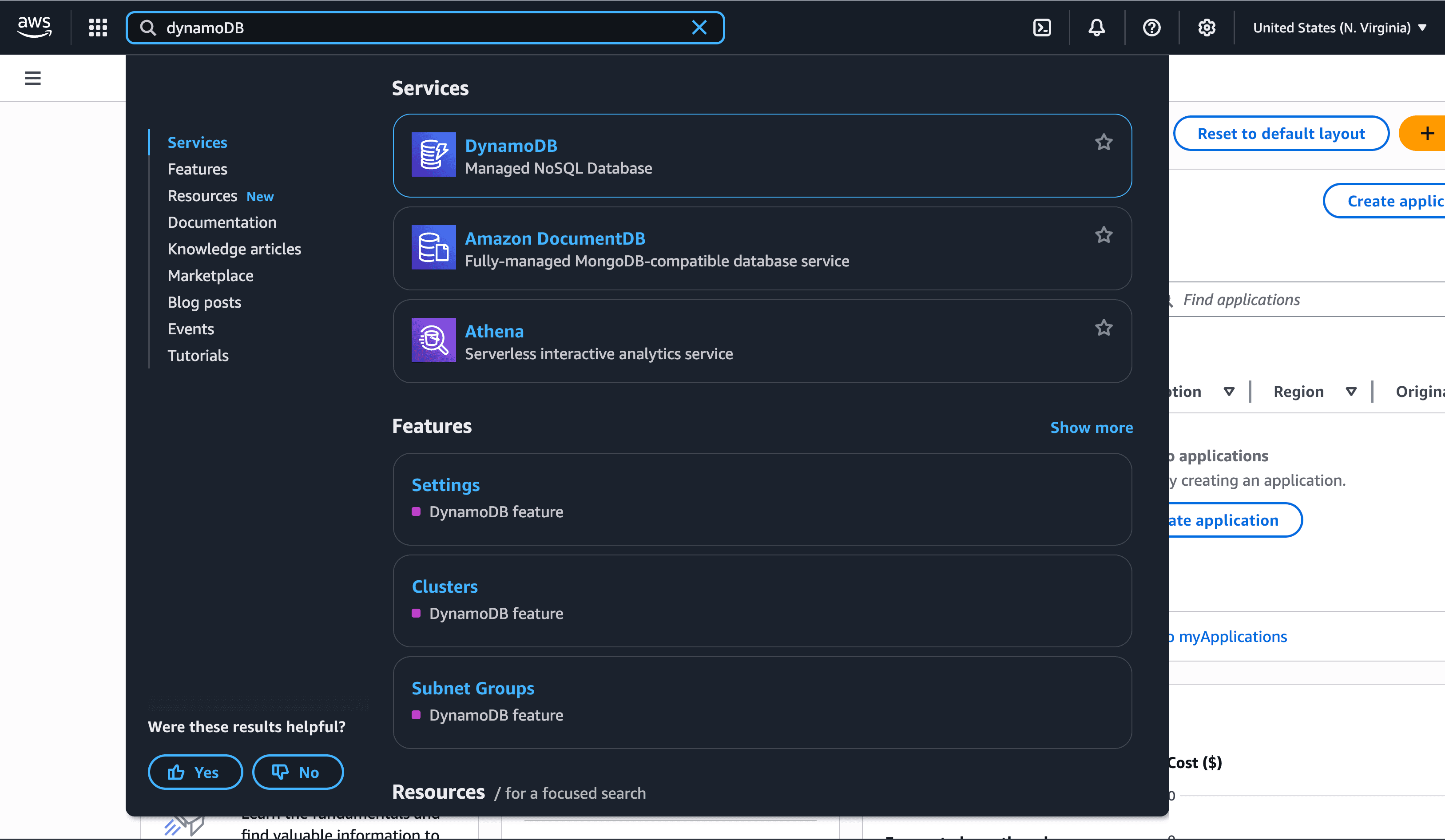 aws dynamodb